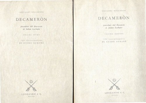 DECAMERONE Preceduto dal Boccaccio di j. Luchaire