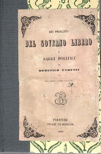 Dei principi del governo libero e saggi politici