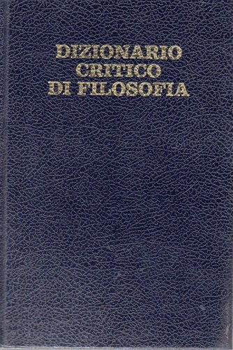 Dizionario critico di filosofia | Immagine principale
