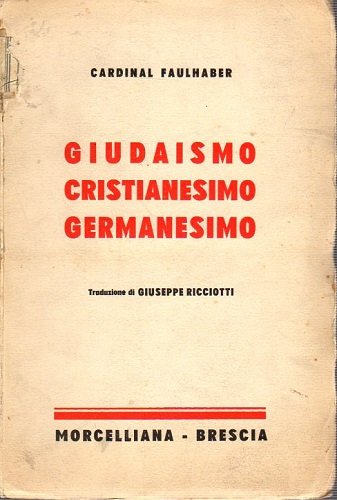 Giudaismo cristianesimo germanesimo