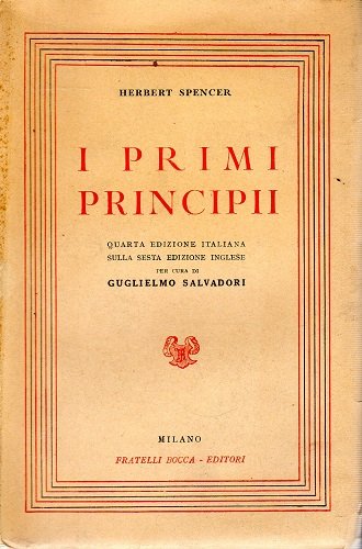 I primi principii
