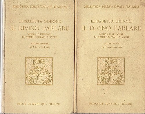 Il divino parlare musica e musicisti di tempi lontani e …