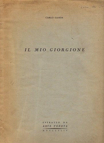 IL MIO GIORGIONE