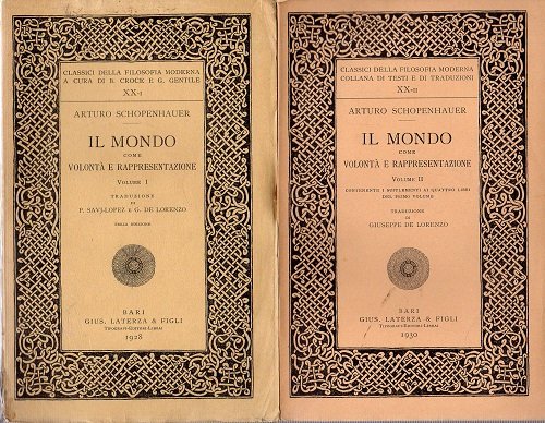 Il mondo come volontà e rappresentazione