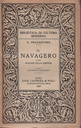 IL NAVAGERO OVVERO DIALOGO SULLA POETICA