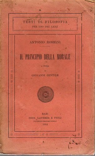 Il principio della morale