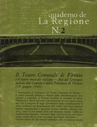IL TEATRO COMUNALE DI FIRENZE E IL TEATRO MUSICALE ITALIANO.ATTI …
