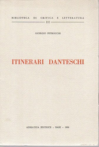 Itinerari danteschi