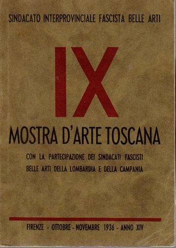 IX mostra d'arte Toscana catalogo