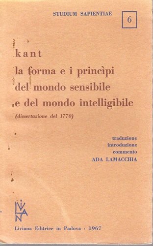 Kant la forma e i principi del mondo sensibile e … | Immagine Gallery 2