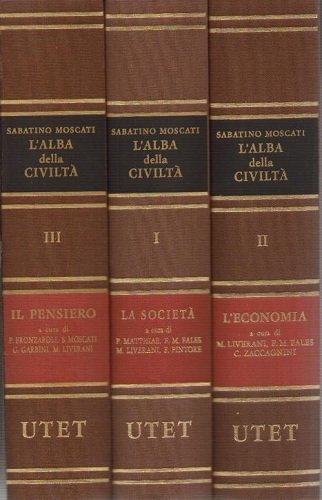 L'alba della civiltà :la società , l'economia , il pensiero