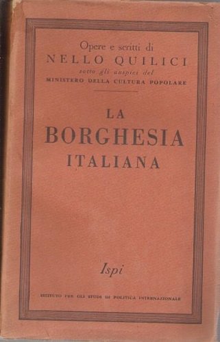 La borghesia Italiana origini sviluppo e insufficienza