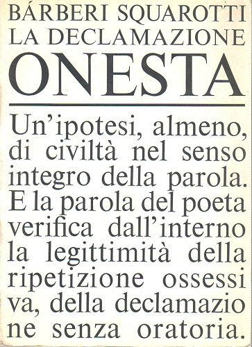 La declamazione onesta