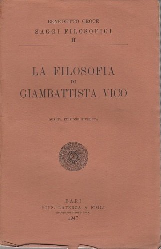 La filosofia di Giambattista Vico