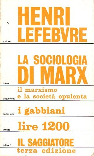 La sociologia di Marx