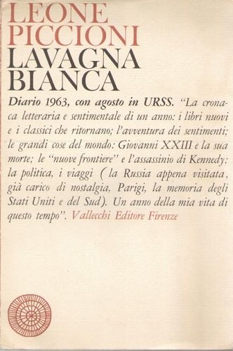 LAVAGNA BIANCA (DIARIO 1963 CON AGOSTO IN URSS)
