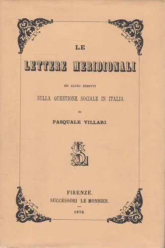 LE LETTERE MERIDIONALI e altri scritti sulla questione sociale in … | Immagine principale