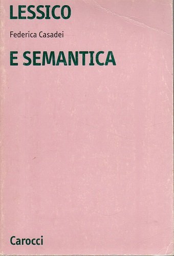 Lessico e semantica