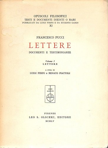 Lettere documenti e testimonianza volume I