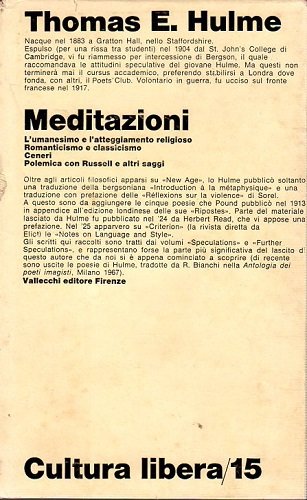 Meditazioni l'umanesimo e l'atteggiamento religioso Romanticisme e classicismo ceneripolemica con …