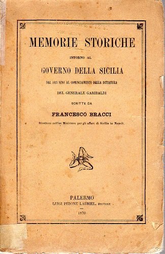 Memorie storiche intorno al governo della Sicilia