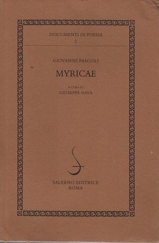 Myricae a cura di G. Nava