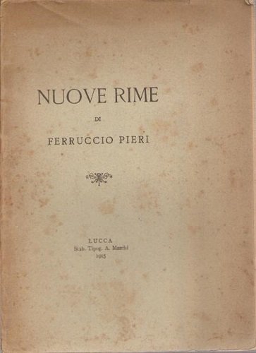 NUOVE RIME