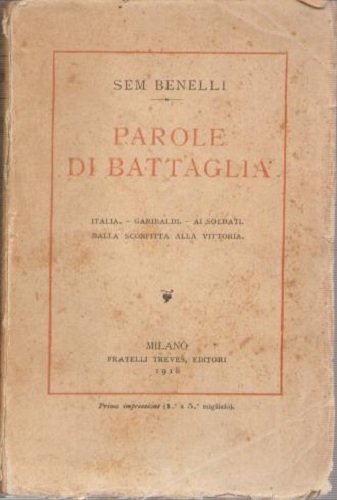 PAROLE DI BATTAGLIA