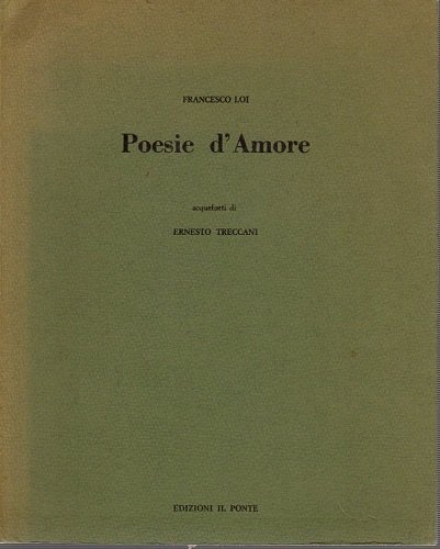 Poesie d'amore acqueforti di Ernesto Treccani