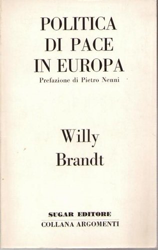 POLITICA DI PACE IN EUROPA