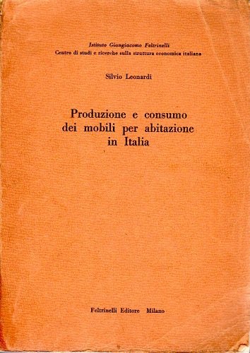 Produzione e consumo dei mobili per l'abitazione in Italia