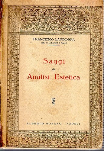 Saggi di analisi estetica