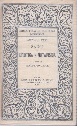 Saggi di estetica e metafisica