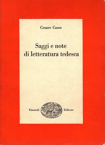 Saggi e note di letteratura tedesca