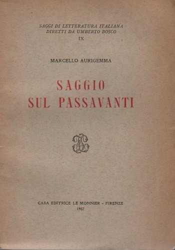 Saggio sul Passavanti