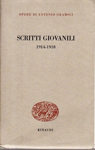 Scritti giovanili 1914 1918