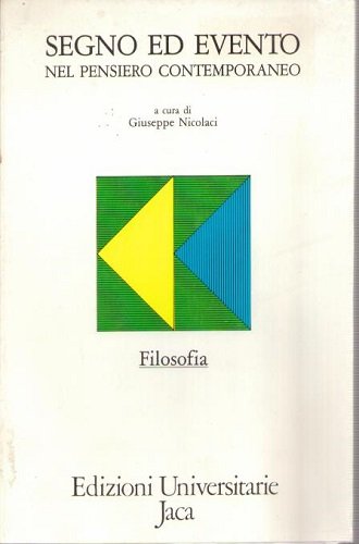 Segno ed evento nel pensiero contemporaneo