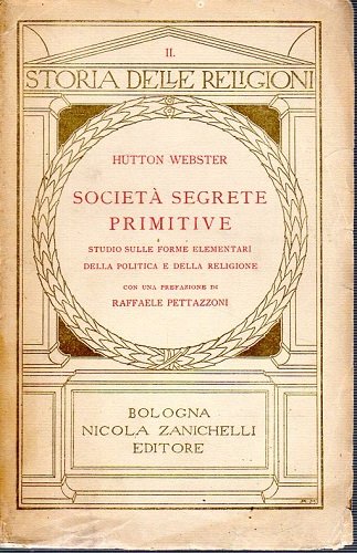 Società segrete primitive studio sulle forme elementari della politica e … | Immagine principale