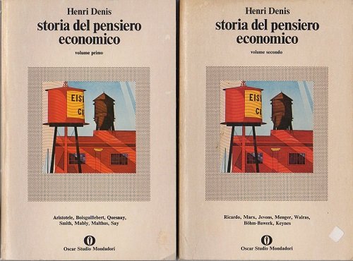 STORIA DEL PENSIERO ECONOMICO