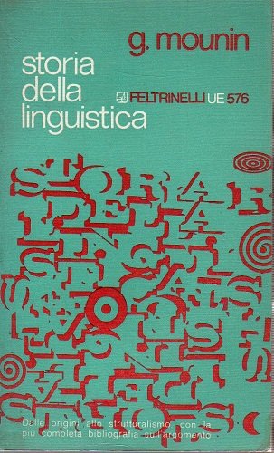 Storia della linguistica dalle origini al XX secolo