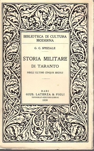 Storia militare di Taranto negli ultimi cinque secoli