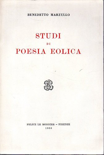 Studi di poesia eolica