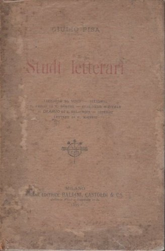 STUDI LETTERARI