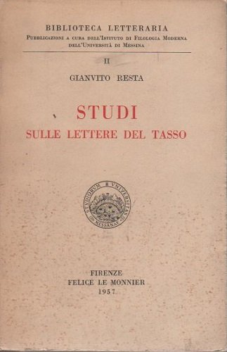 Studi sulle lettere del Tasso
