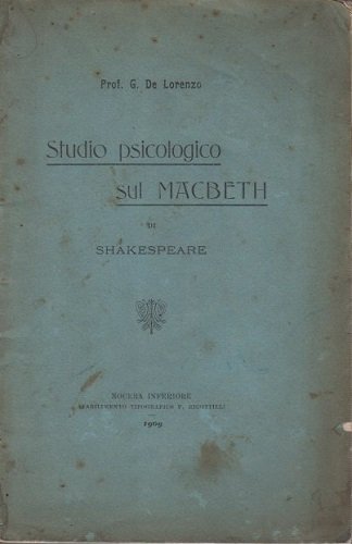 Studio psicologico sul Macbeth di Shakespeare