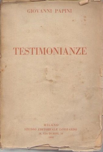 Testimonianze