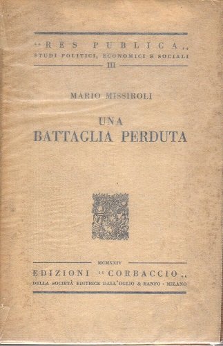 Una battaglia perduta