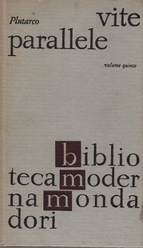 Vite parallele Sertorio ede Eumene Focione e Catone Demetrio e …