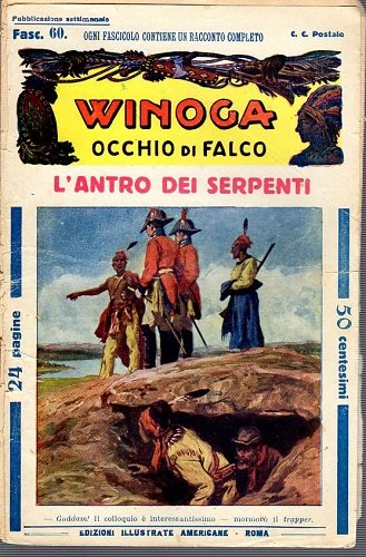 Winoga occhio di falco L'antro dei serpenti fasc 60