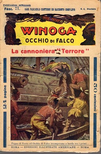 Winoga occhio di falco La cannoniera Terrore fasc 71